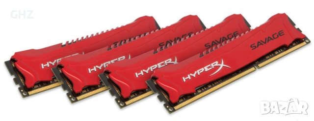 Kingston HyperX Savage Red 32GB (4x8GB) DDR3 1866MHz CL9