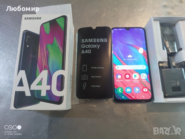 Смартфон Samsung Galaxy A40, Dual SIM, 64GB, 4G, Black, снимка 2 - Samsung - 54880338