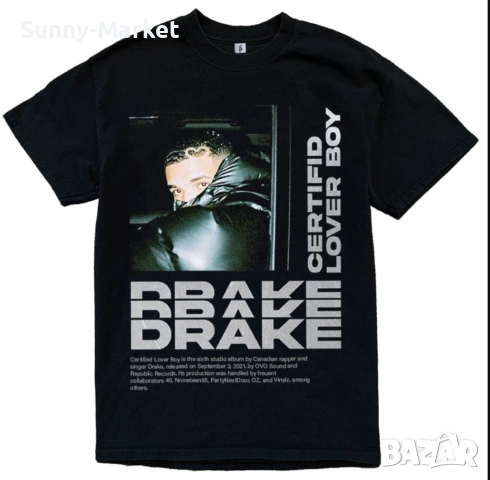 DRAKE тениска с принт XS-5XL