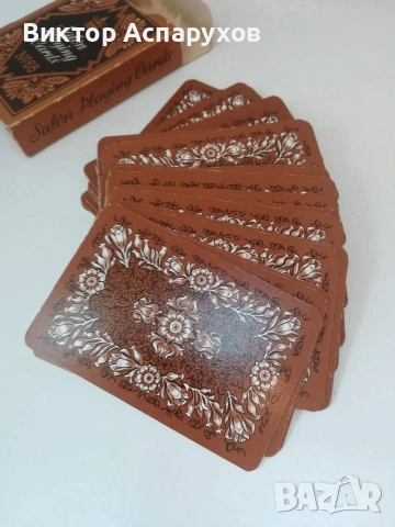 Карти за игра оригинално ГДР колекционерско тесте карти „Rokoko“ 9 от 10 неразличими от нови, снимка 2 - Карти за игра - 54233366