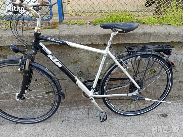 28 цола алуминиев велосипед КТМ с 21 скорости усилени капли амортисьори предни като нов , снимка 4 - Велосипеди - 53987484