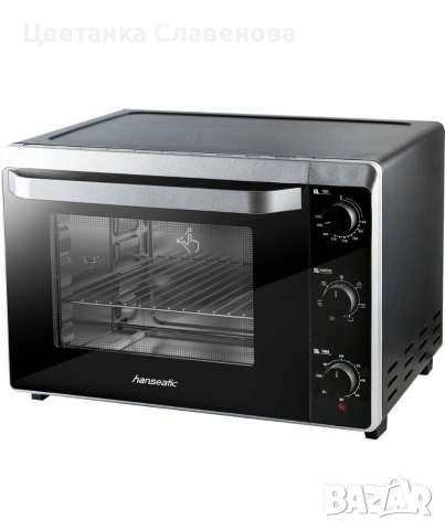 Мини фурна Hanseatic обем 42 л, 1800 W таймер, снимка 3 - Печки, фурни - 54755713