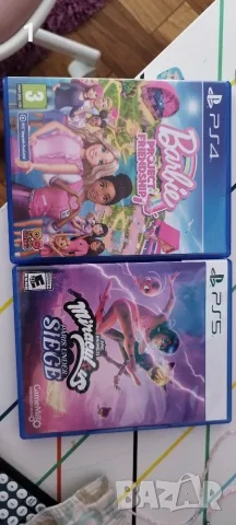 Детски момичешки игри за playstation 4 ps5 Barbie и Miraculous Paris Under Siege