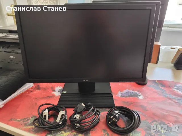 Монитор Acer v226hql - 22 инча FHD, снимка 3 - Монитори - 55590167