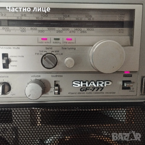SHARP GF 777, снимка 12 - Радиокасетофони, транзистори - 54554343