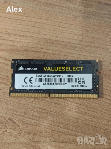 Corsair SO-DIMM 16 GB DDR4-2133 RAM лаптоп, снимка 1 - Части за лаптопи - 54703273
