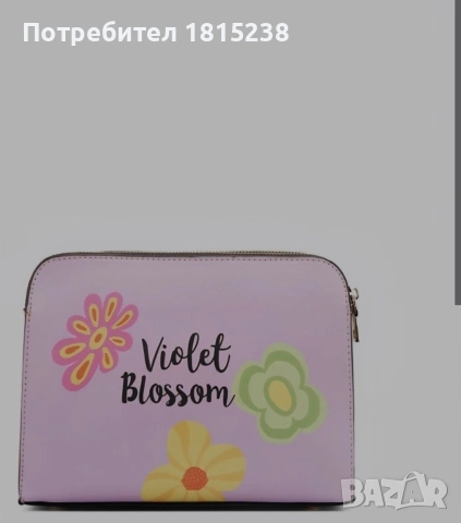 Чанта Nicole Lee, Violet Blossom, снимка 2 - Чанти - 54656374