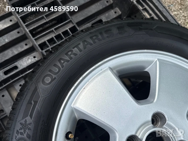 НОВО Резервна гума+АЛУМИНИЕВА ДЖАНТА 15цола 4x100 за Opel,Chevrolet,Fiat, снимка 15 - Гуми и джанти - 55283507