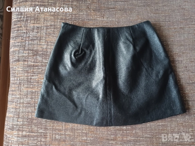 Пола кожена Stradivarius , снимка 2 - Поли - 55665963