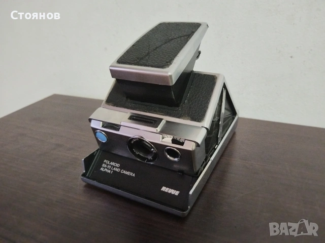 POLAROID SX-70 ALPHA 1 REVUE ХРОМИРАНА СГЪВАЕМА КАМЕРА ЗА МОМЕНТАЛНО СНИМАНЕ. , снимка 10 - Фотоапарати - 54655885