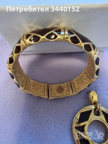 Комплект бижута Passavinti – гривна и обеци, с кутия, снимка 6 - Бижутерийни комплекти - 54156149