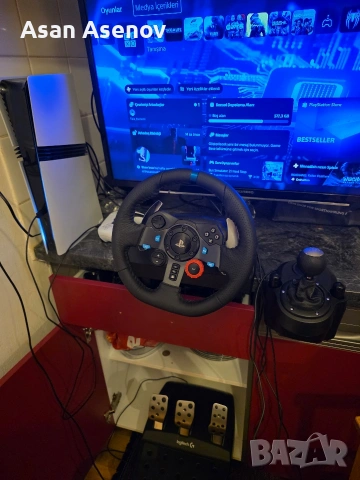 PlayStation 5 Pro + Logitech G29 + Дигитални игри | Като нови | Без забележки, снимка 4 - PlayStation конзоли - 55134383