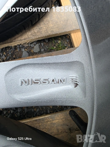 Летш джанти 18ки 5х114.3 Nissan + летни гуми 215/55/18 Continental, снимка 8 - Гуми и джанти - 54641094