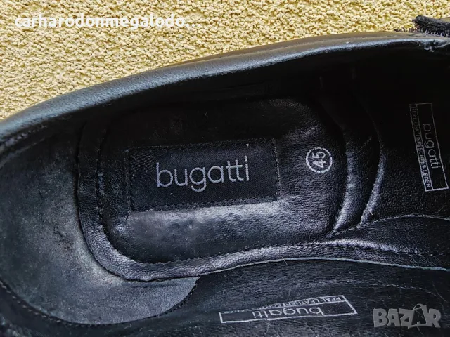 BUGATTI Висок Клас Мъжки Обувки 100 ПРОЦЕНТА ВИСОКОКАЧЕСТВЕНА КОЖА, снимка 8 - Ежедневни обувки - 55559174