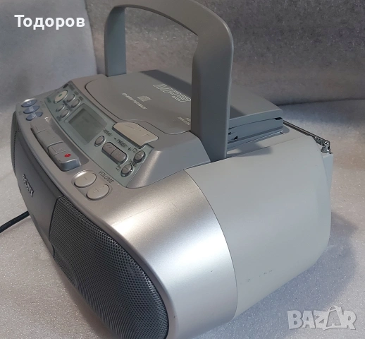 Sony CFD-S03CPL CD/MP3 Stereo Radio Cassette Corder , снимка 8 - Радиокасетофони, транзистори - 54659208
