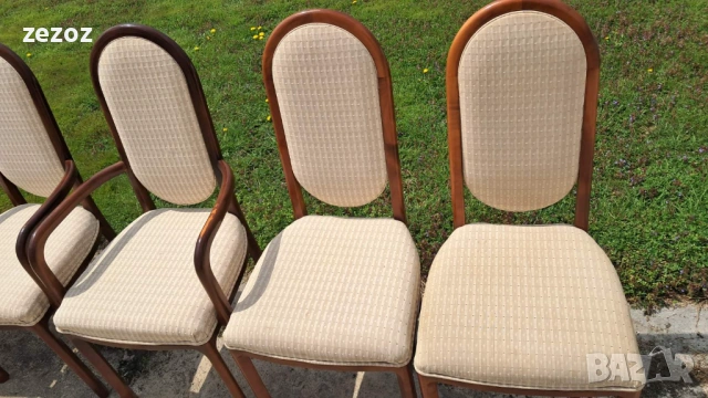 Столове трапезни орех- 6 бр. №058, снимка 5 - Столове - 54250595