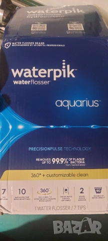 Зъбен душ Waterpik Aquarius Water Flosser, made in USA, 10 настройки, 7 накрайника, снимка 9 - Други - 54347470