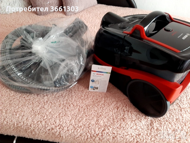 Перяща прахосмукачка BOSCH BWD421POW/04, снимка 5 - Прахосмукачки - 54065265