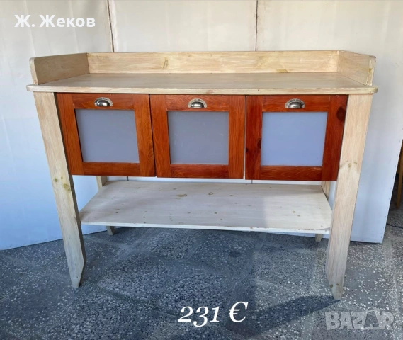 Стилен дървен шкаф, снимка 2 - Шкафове - 53963663