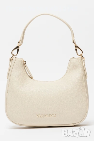 Дамска чанта полумесец Valentino Brixton – Цвят Екрю / Слонова кост, снимка 6 - Чанти - 54633450