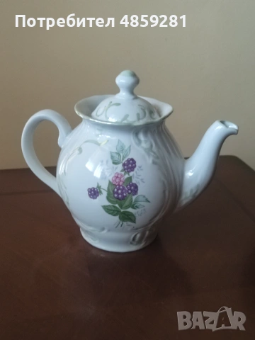 Порцеланов чайник, снимка 5 - Аксесоари за кухня - 54993088