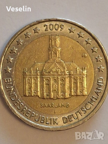 2 евро- Германия " J "