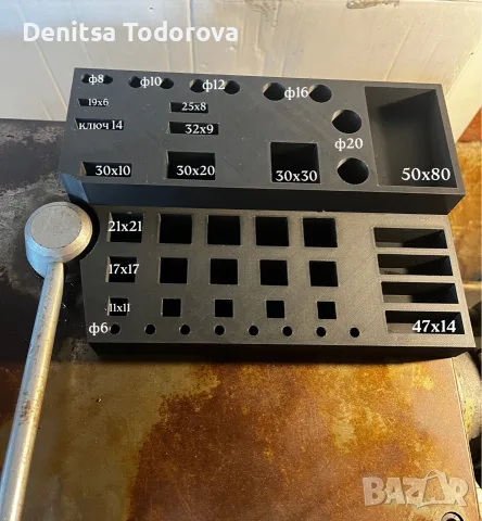 3D принтирана стойка за струг ц8М