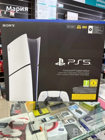 Ново Sony PS5 Digital Edition – 825GB, 4K 120Hz HDR, снимка 2 - PlayStation конзоли - 54229273