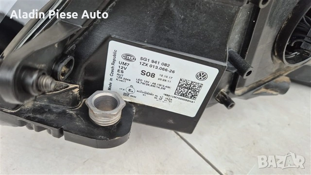 Десен фар VW Golf 7 Full Led Facelift година 2013 2014 2015 2016 2017 2018 2019 код 5G1941082 , снимка 4 - Аксесоари и консумативи - 55014895