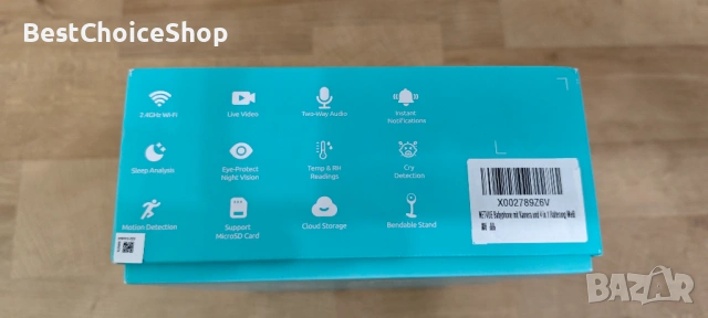 Бебешка камера NETVUE, 1080P, нощно виждане, двупосочно аудио, приспивни песни, следене температура, снимка 7 - IP камери - 54885184