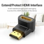 Vention HDMI адаптер 90° ъглов (M/F) – Right Angle HDMI, снимка 4