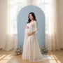 Метална арка за балони 120х220 см + розово и синьо платно, снимка 3