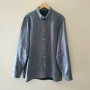 Tommy Hilfiger риза XL Regular Fit 100% памук сива, плътна материя, снимка 1