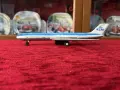 Ретро Ламаринен Самолет Ил-62 (KLM) – Фрикционна Играчка от ГДР / Соц Епохата, снимка 3