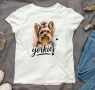 Дамски тениски с Йорки , тениска с куче Йорки , Yorkie , блуза с кученце , подарък за жена фланелка , снимка 3