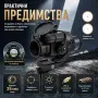 Тактически бързомерец 1х30 оптически мерник оптика оръжие пушка уивър, снимка 4