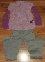 Като нови дънки Esprit и страхотна блуза за ръст 134 , снимка 1