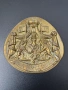 Метален плакет с официалния кралски герб на Белгия. №8170, снимка 2