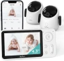 НОВО! Бебешки монитор BOIFUN WIFI с две камери 1080P, снимка 1
