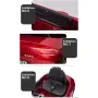 Червена акумулаторна кола Mercedes Benz CLS350 с кожена седалка 12V, снимка 4