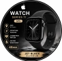 НОВ!!! Смарт часовник Apple Watch 11 GPS, Корпус Jet Black Aluminium 46mm , снимка 1