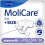 Нови 14 броя Пелени за възрастни MoliCare Slip+ XXL XXXL инконтиненция 3478 мл, снимка 1