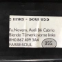 Вътрешна кора на предна лява врата за Audi A4 B6 кабриолет (2004) 8H0867409, снимка 3