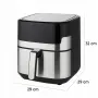 Смарт Еърфрайър , 2200W, XXL 6.5л, Wi-Fi Tuya App, 10 Програми, Неръждаема стомана, снимка 5