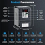 Нов Честотен Инвертор 2.2KW VFD Контролер за Електромотор PWM, снимка 4