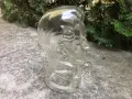 стар стъклен бюст "ELVIS", снимка 7