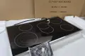 Стъклокерамичен плот за вграждане, 90 см, 5 зони, 8500W, инокс рамка, трифазно захранване, GASLAND, снимка 12