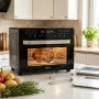 Многофункционален фритюрник с горещ въздух 30L - Мощна 2200W фурна с конвекция, 24 програми, снимка 12