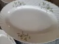 Плато от порцелан и три чинии, производство на завод Китка, снимка 4
