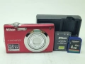 Nikon Coolpix S3000 12MP Digital Compact Camera RED 4x Zoom, снимка 1